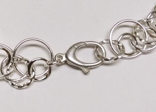 Judy Larson's Jumbled Lacy Chain - , Contemporary Wire Jewelry, Butane Torch, Soldering, Solder, jumbled lacy chain necklace